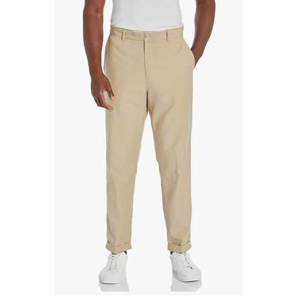 NWT Vince Men's Tapered Lightweight Cuffed Trouser in Ashwood sz 31